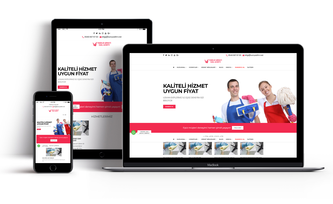 Temizlik Şirketi Web Sitesi